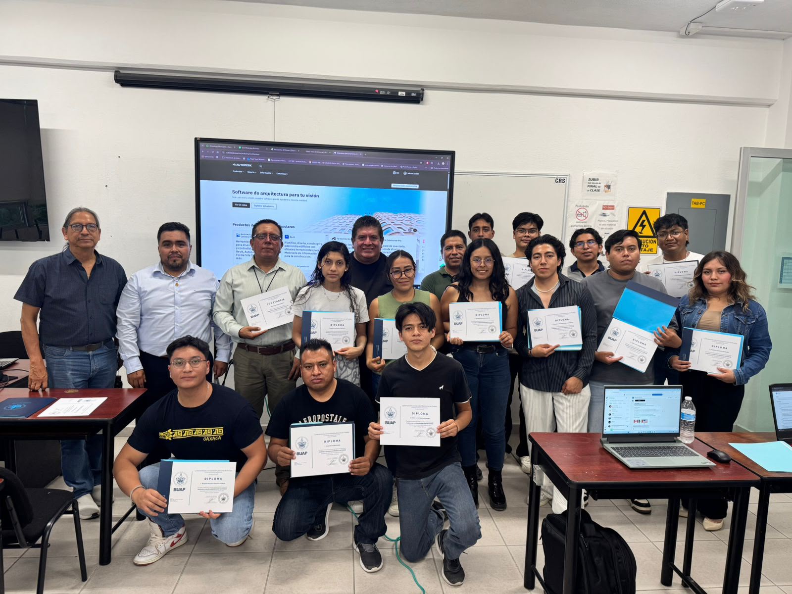 Capacitación BIM BUAP Complejo Regional Sur en Tehuacán, Puebla