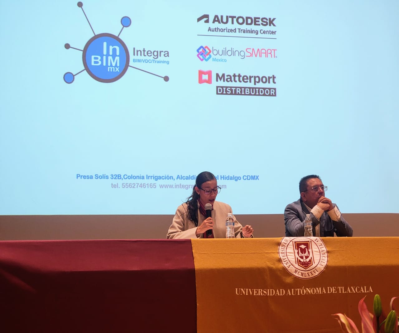 Presentación institucional de INTEGRABIMMX, Autodesk Authorized Training Center y aliados